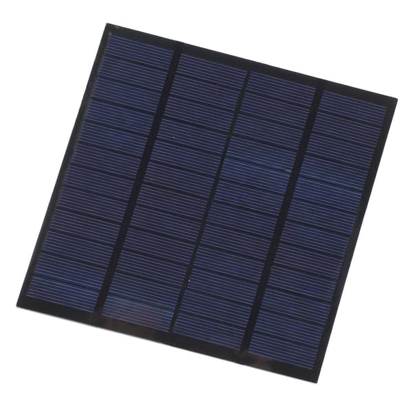 3W 12V DIY Solcellepanel Bærbar Utendørs Polysilisium 145x145mm