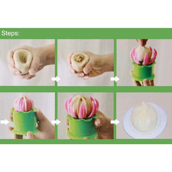 Manuell Dumpling Maker Ångad Fylld Bulle Form DIY Pajform Köksredskap