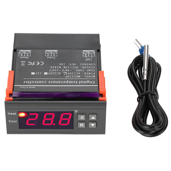 Digital temperaturkontrol termostat sensor -50 til 90 grader Celsius
