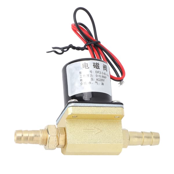 Sveisemaskin Magnetventil 0-0.8MPa Vann Gass Argon CO2 G1/8 AC220V