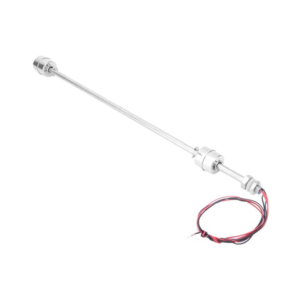 Rustfrit stål dobbelt kugle væskeniveau sensor tankmåler DC0-110V 400mm flyder