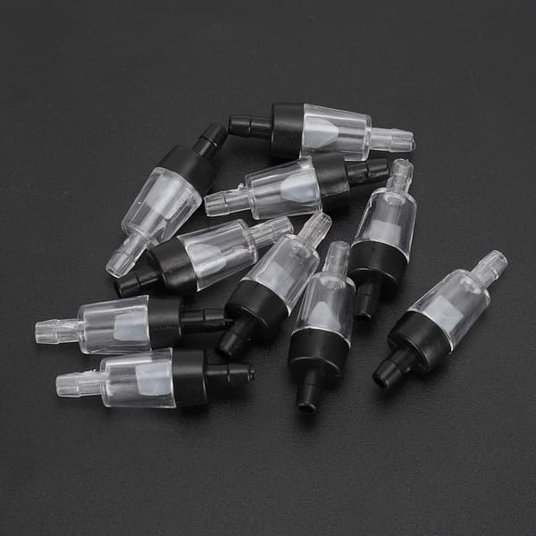 10-pack Akvarium Luftpump Backventil Slanganslutning Tillbehör