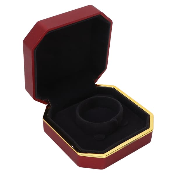 Rött LED Armband Smyckeskrin Portabel Elegant Armbandsdisplay Bröllopsförlovning Organizer