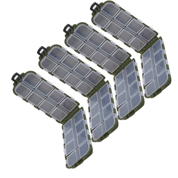 5 Gallons Plastfisk Oppbevaringsboks Dobbeltsidig Brødformet Tilbehørsbeholder