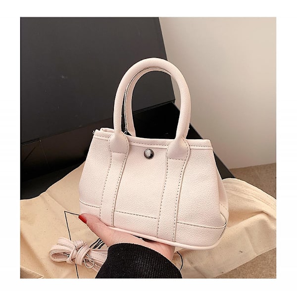 Muoti Square Crossbody Pienet Messenger Laukut Käsilaukut Pehmeät Pu Olkalaukut Valkoinen)