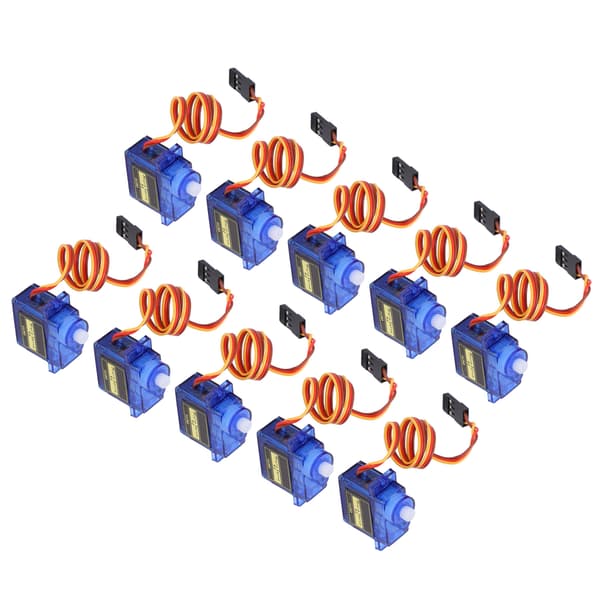 10 stk. DIY Fjernbetjening Servo Motor Modul til Fastvinget Flymodel