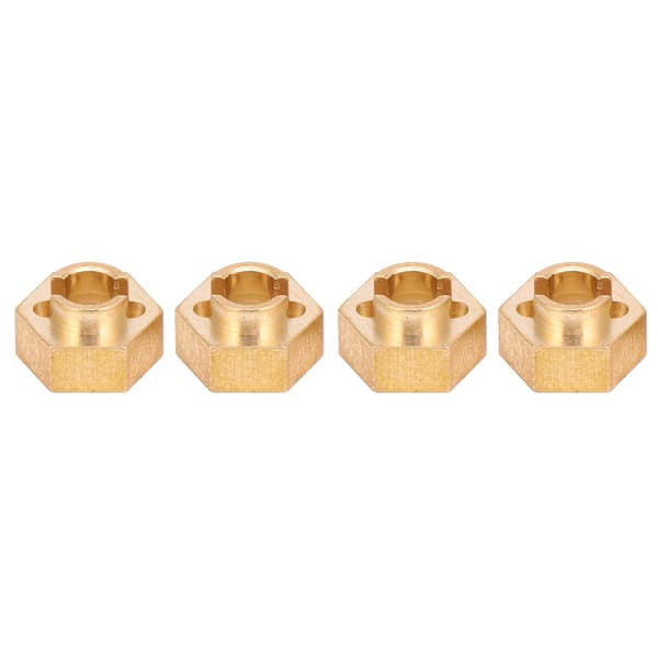 4 stk. 3MM Messing Hex Adapter Opgraderingsdele til Axial SCX24 90081 1 24 RC Bil