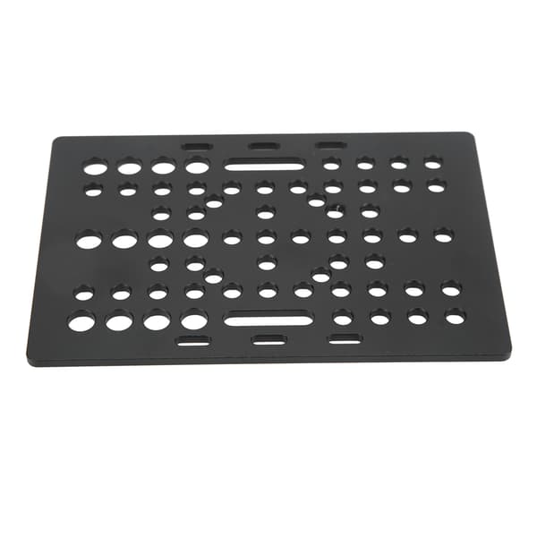 Gantry Plade Aluminium Høj Styrke Portal Board Sort Anodiseret 3D Printer Lineær Universal Guide til Fræsemaskine Plade