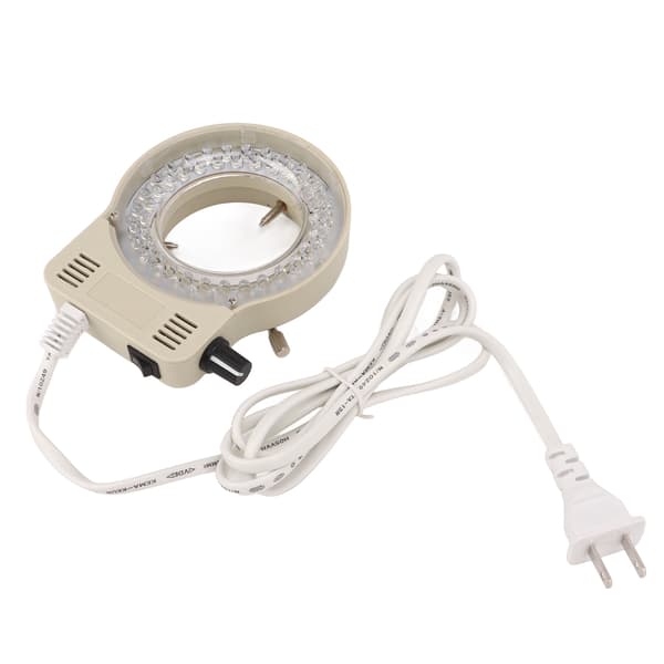 Justerbar mikroskop LED Illuminator Ring Lyskilde - US Plug (100-240V)