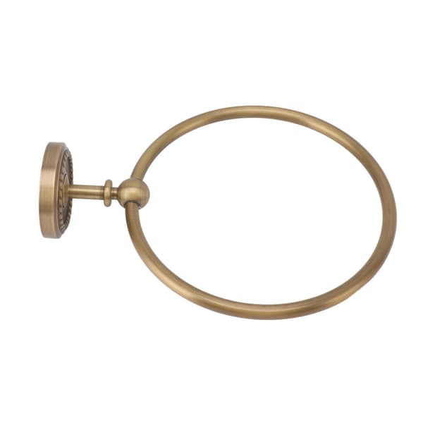 Koppar Rund Väggmonterad Badrum Handduksring Handduschhållare 970830