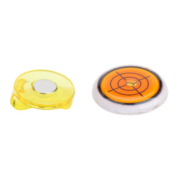 Magnetisk Golf Hatt Klämma Bollmarkör Gul Keps