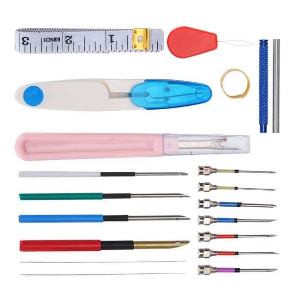 Punch Needle Stickning Broderi Pen Sæt - Professionelt DIY Håndværk Værktøj