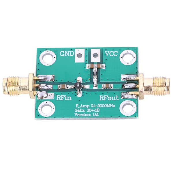 Lågbrusförstärkare LNA Kortmodul 0.1-2000MHz 30dB Förstärkning RF Bredbandsförstärkare