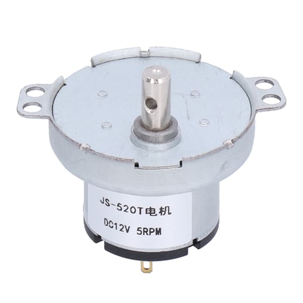 Bærekraftig 12V DC 5RPM Girmotor for Elektronikk