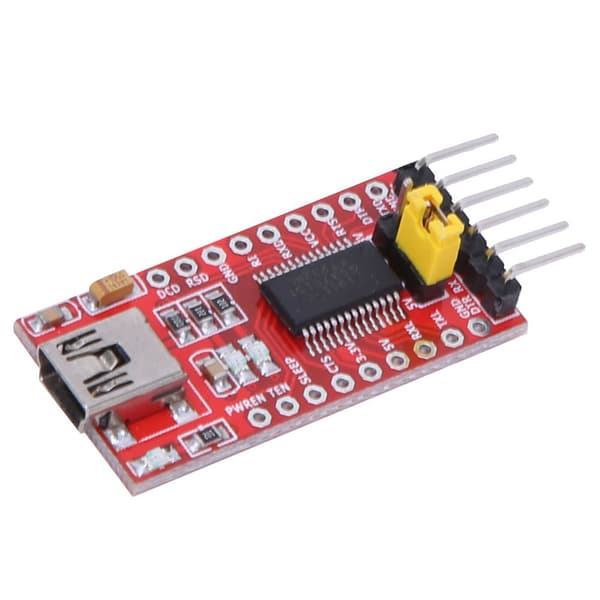 FT232RL USB 2.0 til TTL Seriell Konverter Modul 3.3V 5V Mini Adapter