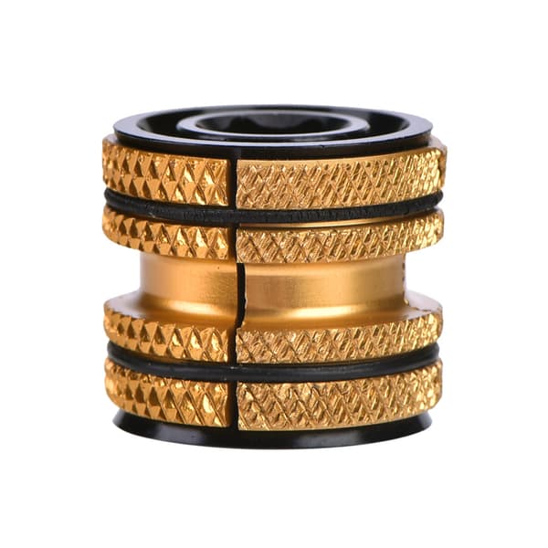 Aluminiumslegering Cykel Headset Ekspanderende Prop til 28,6 mm Carbon Gaffeldele (Guld)