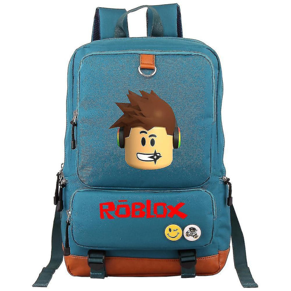 Virtuaalimaailma Roblox-reppu Tietokonelaukku Opiskelijan koululaukku-väri-7 color-7