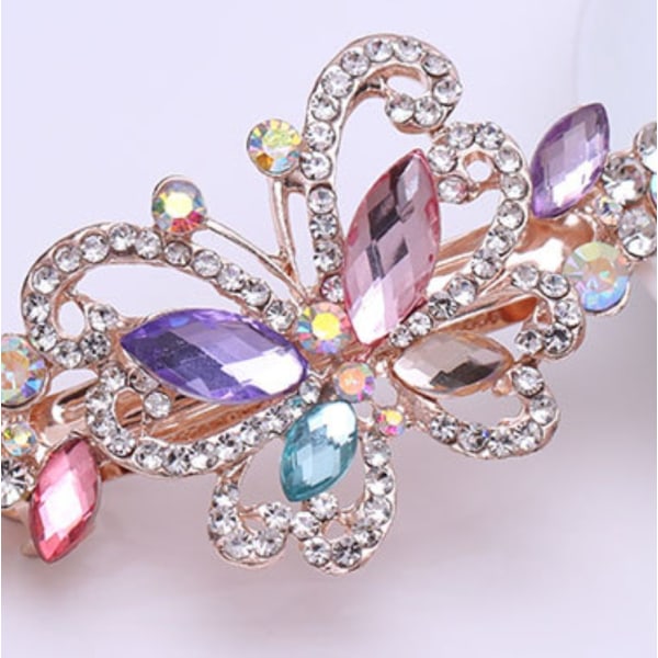 2 kpl Diamond Butterfly -hiusklipsikorut (väri)