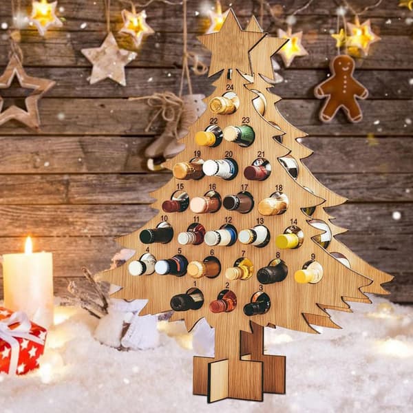 Julkalender Julgran Vinställ Juldekorationer