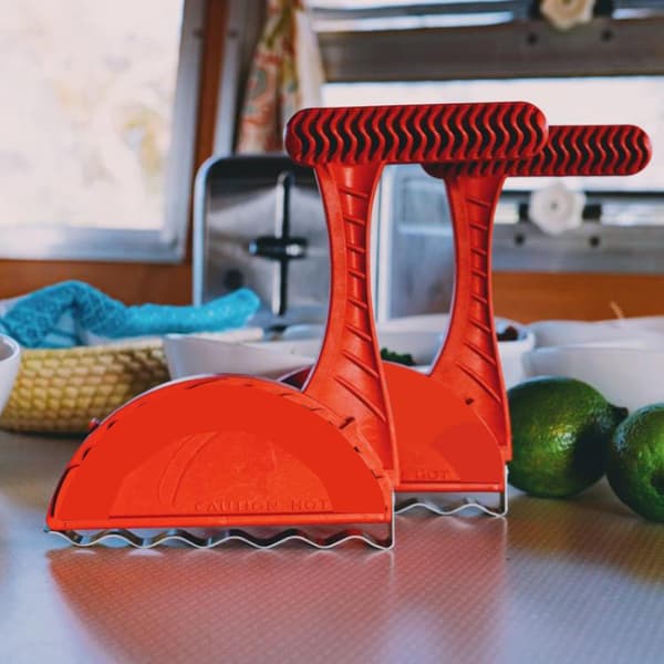 Friska Tortilla Shell Maker Plast Shell Making Tool Sikkert køkkenapparat Passer til alle standard brødristere