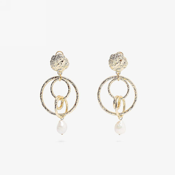 Øreringe Barok Pearl Fashion smykker B2046 E1904-12