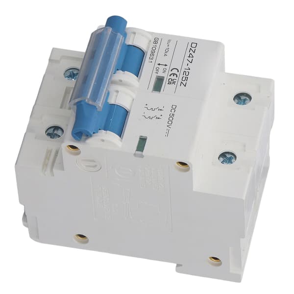 10KA 2P Professionel DC Afbryderkontakt til Solcelleanlæg DC500V D125 125A