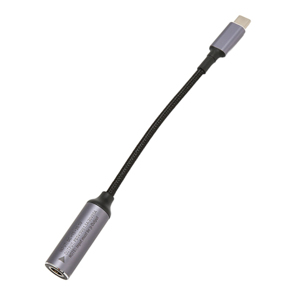 DC til Type C Kabel 6.5mmx1.4mm 100W Hun Input til Han Output Nylon Type C til DC6514 Kabel til Tablet Telefon PC