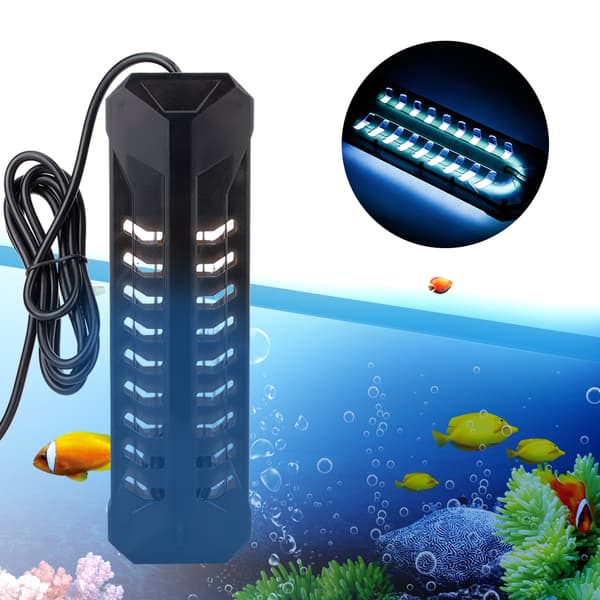 Akvarium UV Sterilisator Lampe Undervands Alger Fjernelse Desinfektionslys