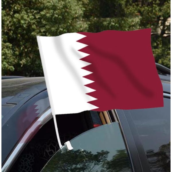 Qatarin maailmancupin lippu auton lippu MM-kisat, 30*45cm