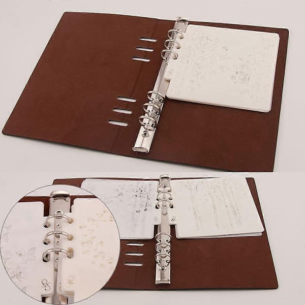 Sjablonger Maleri Scrapbooking Preging Stempling Album Håndverk Blomst Sølv Silver