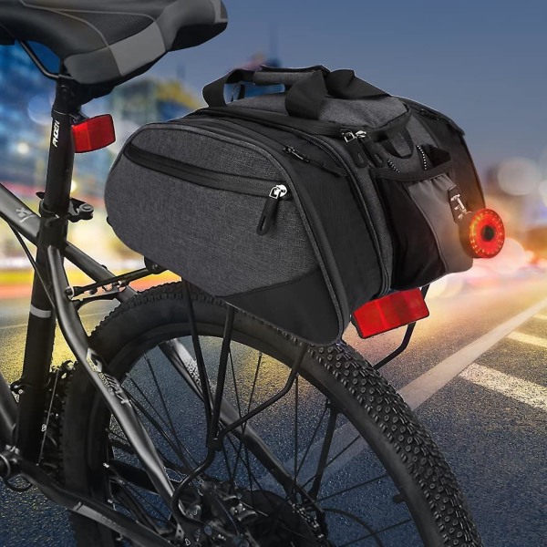 Cykelväska bak 18l Cykelhållare Sätesväska Multifunktionell Vattentät cykelsadelväska Handväska Väska Utomhuscykelväska för Mountain Road Mtb C