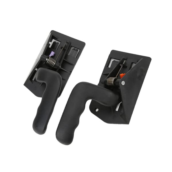 2 stk. Sort Bilindvendig Dørgreb 15760297 Udskiftning til CHEVROLET SILVERADO 1999‑2007