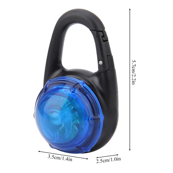 Blått LED Hundhalsband Lysande Säkerhet Nattpromenad