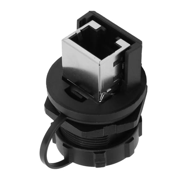 2st RJ45 180 Grader Utomhus Vattentät IP67 Ethernet Adapter