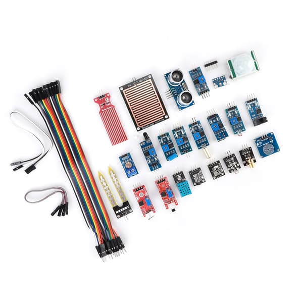 Raspberry Pi Sensormodul Kit 22 i 1 Elektroniska Komponenter för Nybörjare