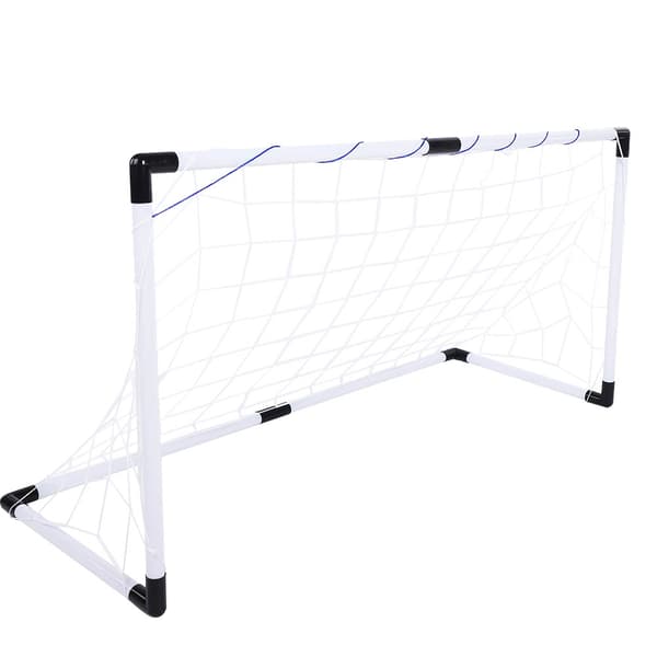 Foldbart fodboldmål til børn med bolde og pumpe - Udendørs træningslegetøj