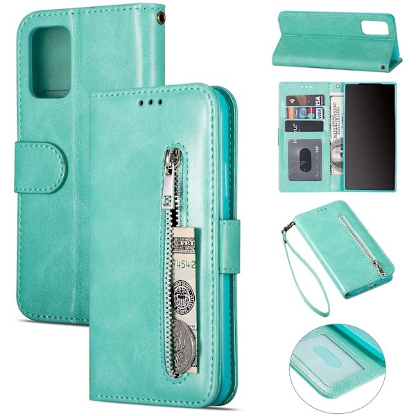 Samsung Galaxy A51 Wallet Phone Case, Mintgrøn