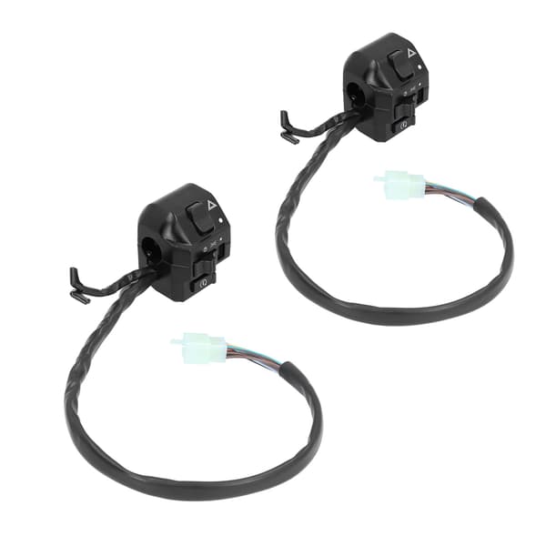 Par af 0,9 tommer Styrkontakter Forlygte Blinklys Horn Gear Controller Universal