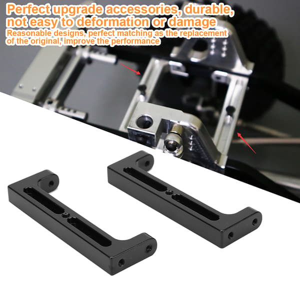 RC Batteripladeholder Tilbehør Udskiftning Passer til RGT Crawler EX86100 1/10 Bil Sort