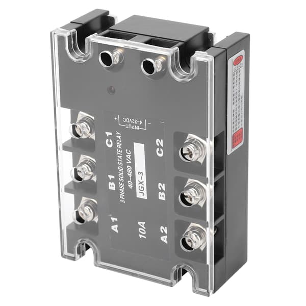 3-fas SSR Solid State Relä Industriell Medium Lågspänningsutrustning DC AC 40 480VAC JGX3 4810Z