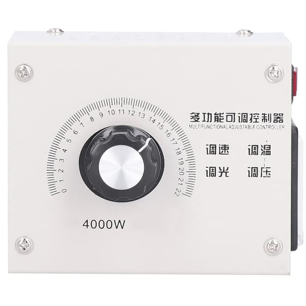 4000W SCR Spenningsregulator Dimmer Høy Effekt Elektronisk Tyristor Kontroll AC 110V 220V US Plug