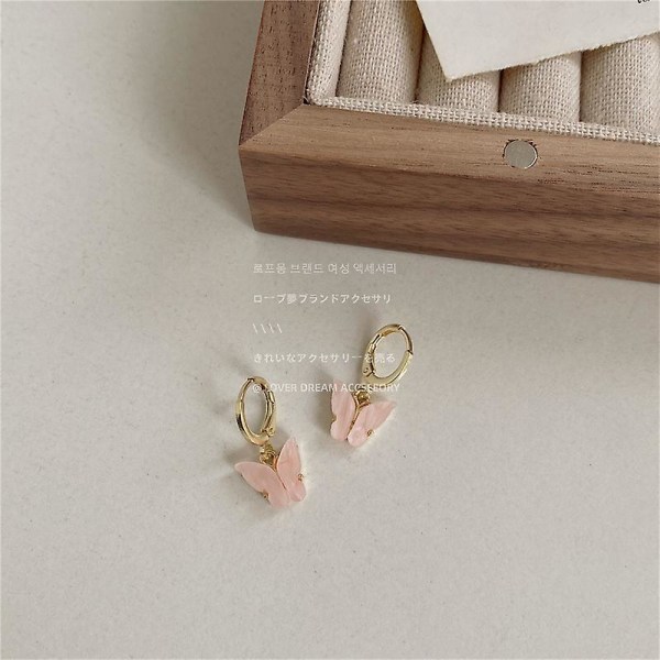 Örhängen New Arrival Butterfly Girls&#39; Modesmycken Ac2455 D163