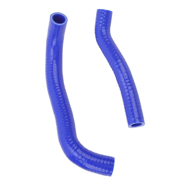 2 stk. Silikon Radiator Kølevæske Slange Sæt Tæt Lækagefri Udskiftning Til Arctic Cat DVX‑400 2007 til 2008 Blå