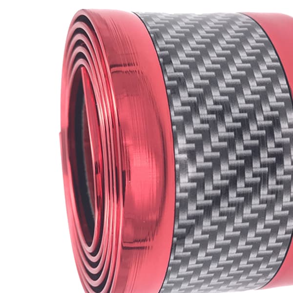 1 meter terskelbeskyttelse for bildør, 5 cm bredde, karbonfiberstil, sparkeplate, universell passform
