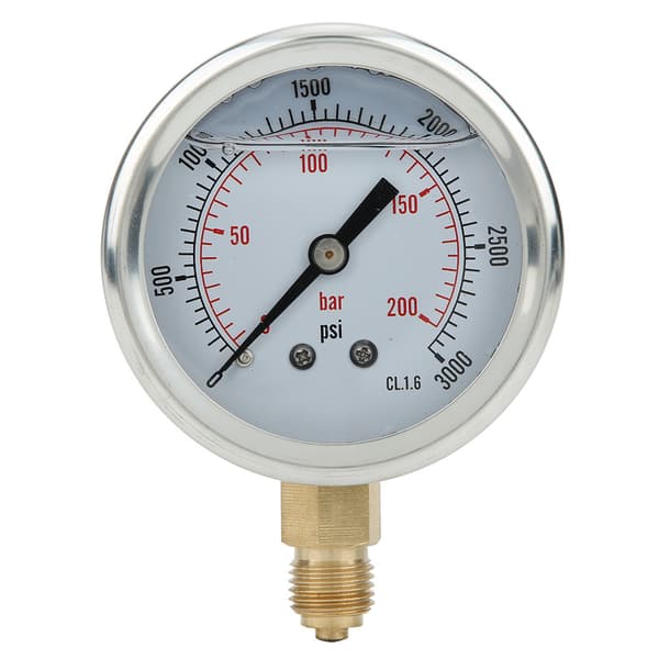 TS PGG604 200 Bar 1 4 BSP Y60 Radiell Tryckmätare för Tryckmätning i Hushåll
