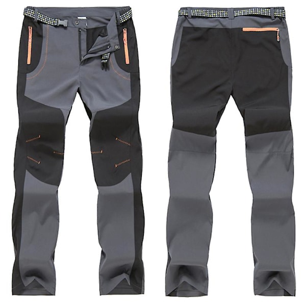 miesten camping suorat housut Grey 2XL