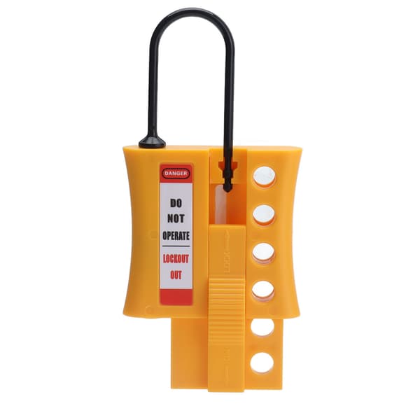 36 mm likalås isolerat Loto säkerhetslås 4 hål nylon ABS