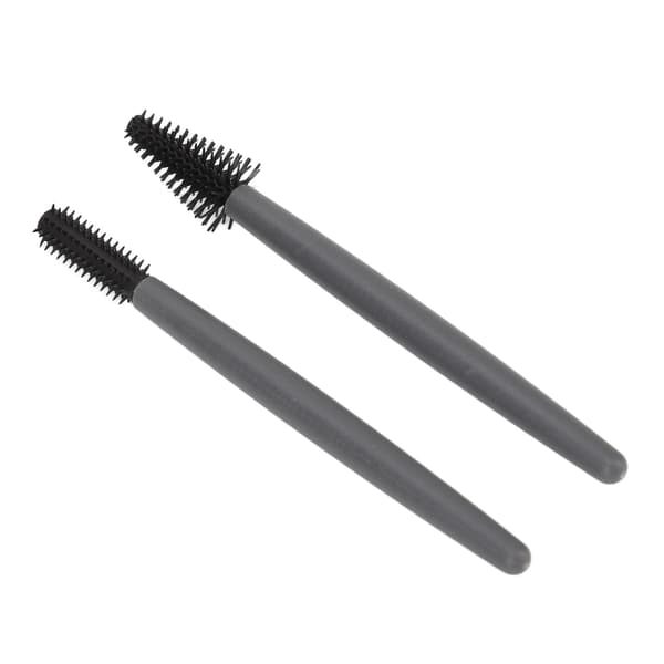 Genanvendeligt vaskbart silikone øjenvippebørstesæt Blødt elastisk støvtæt etui Bærbart hjemme-makeupværktøj