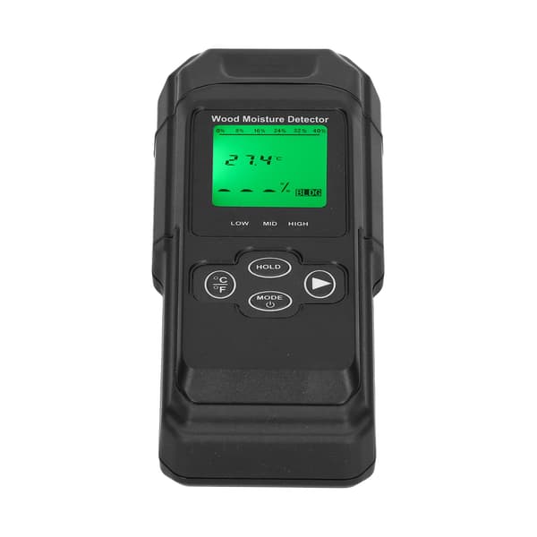 Träfuktmätare Byggmaterial Temperaturdetektor LCD-skärm