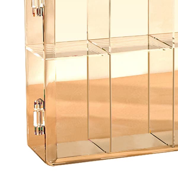 8 Fack Transparent Anime Figurin Display Förvaringslåda Hemorganisatör